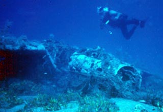 Messerschmitt wreck sea dive kreta